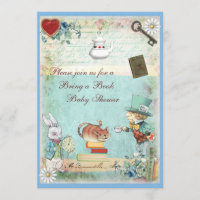 Traga um Chá de fraldas de Gato de Chapéu Louco e 