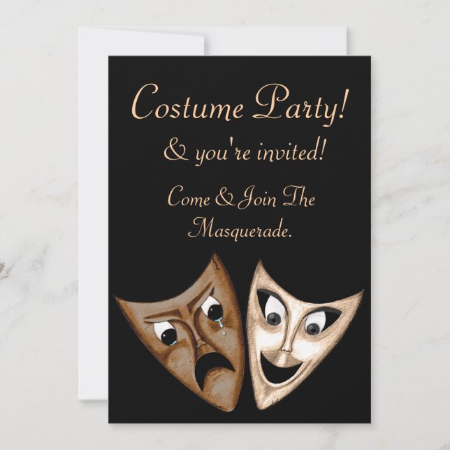 Convite Tragédia e Comédia (Frente)