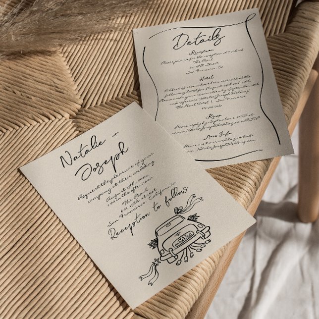 Convite Traje De Retrô, Tudo Em Um Casamento. (Criador carregado)