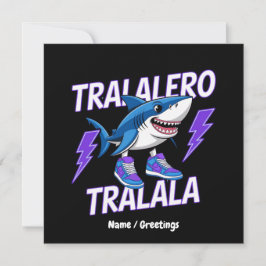 Convite Tralalalero Tralala Bootleg - Memória do Tubarão E