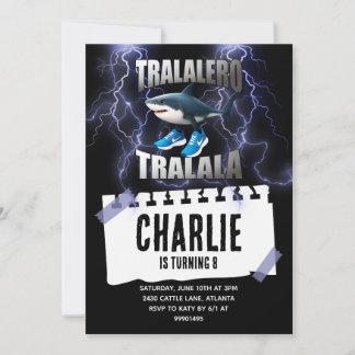 Convite Tralalero tralala