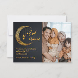 Convite Transferência Digital Eid Mubarak Moon Personaliza