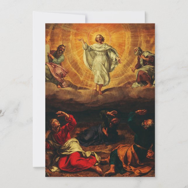 Convite Transfiguração de Jesus Cristo (Frente)