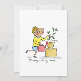 Convite Transformando em Mãe