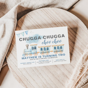 Convite Transporte de Meninos para o Aniversário do Comboi