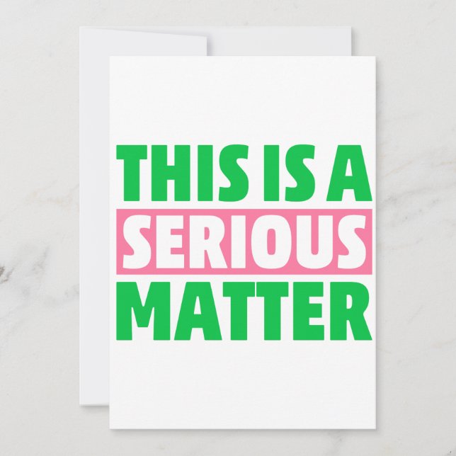 Convite Trata-se de uma questão grave, 1908, AKA (Frente)