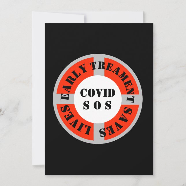 Convite Tratamento Antecipado Salva Vidas (Frente)