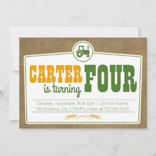 Convite Trator Country