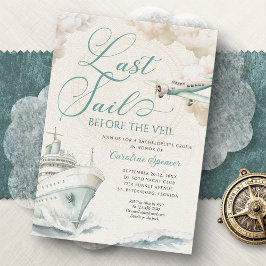 Convite Travel Adventure Cruise Bachelorette Party