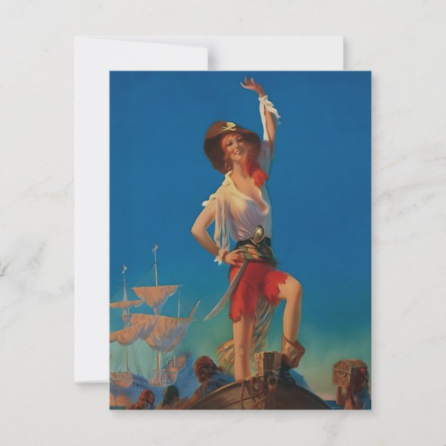 Convite Trazendo para Casa o Tesouro por Edward Mason Eggl (Frente)