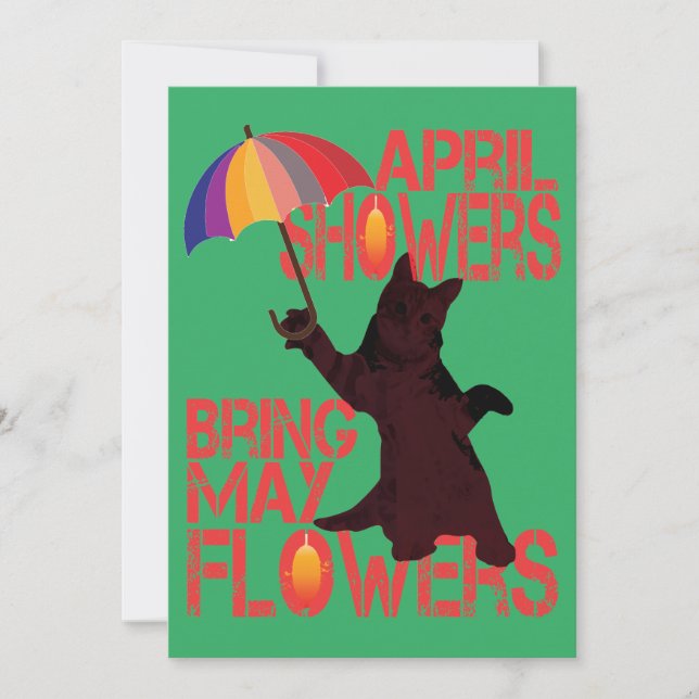 Convite Trazer Flores de Maio (Frente)