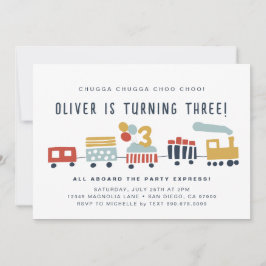 Convite Treinador Convidado Chugga Chugga Choo Choo Choo 3