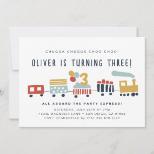 Convite Treinador Convidado Chugga Chugga Choo Choo Choo 3