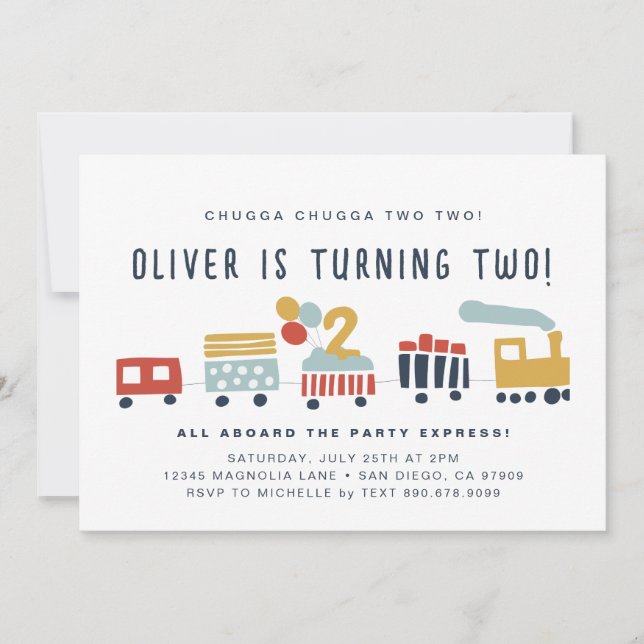Convite Treinador Convidado Chugga Chugga Dois ・ Dois ・ Do (Frente)