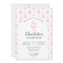 Trellis de Hortênsias Rosa e Verde com Laços