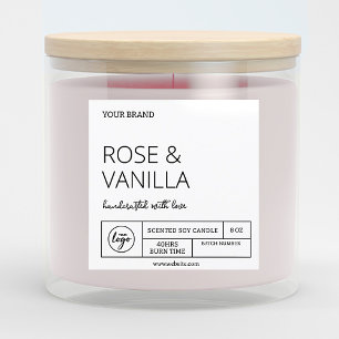 Convite Trending Instant Download Modern Candle Labels