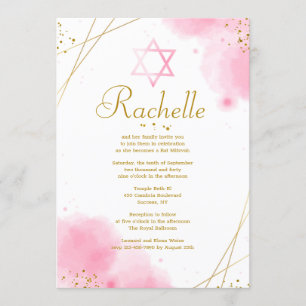 Convite Trendy Bat Mitzvah