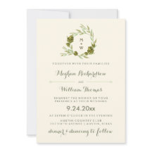 Trendy Botanical Wreath com Folhas e Artichokes