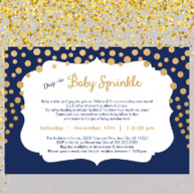 Trendy drop-in baby sprinkle