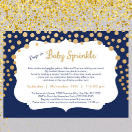 Convite Trendy drop-in baby sprinkle