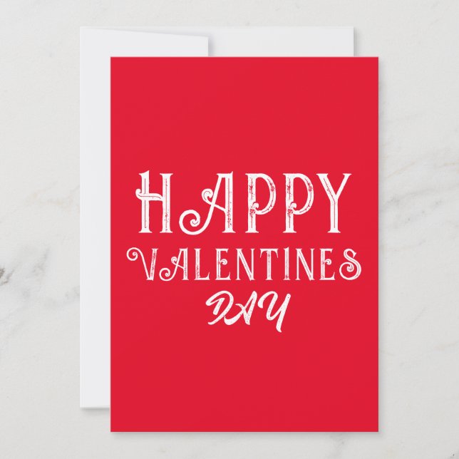 CONVITE TRENDY FELIZ VALENTINY DAY ROMANTIC NAMORADOS (Frente)