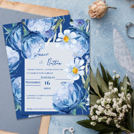 Convite Trendy Floral Weders Bonito Chic Trendy