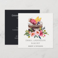 Trendy Fruta Floral Cake Patisserie Cupcake Bakery