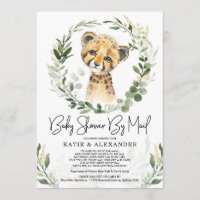 Trendy Greenery Dourado Chá Leopardo por Correio