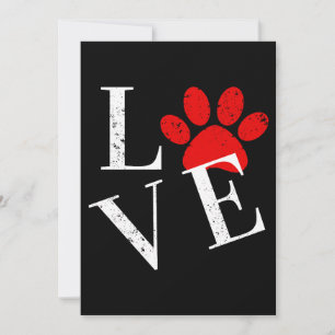 CONVITE TRENDY LOVE CÃO PATA