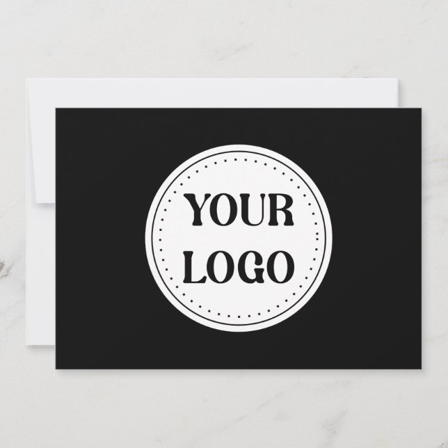 Convite Trendy na moda e marca elegante (Frente)