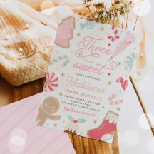 Três é tão doce aniversário de 3 anos de cozinheir