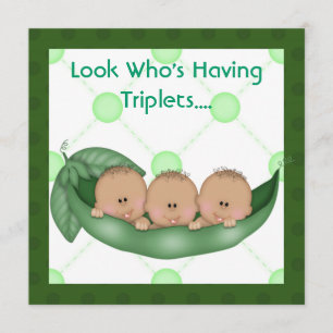 CONVITE TRÊS ERVILHAS EM UMA OBJECTIVA TRIPLA DO CHÁ DE