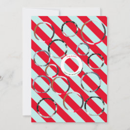 Convite Três Foto Personalizada Blue Strike Fab Natal