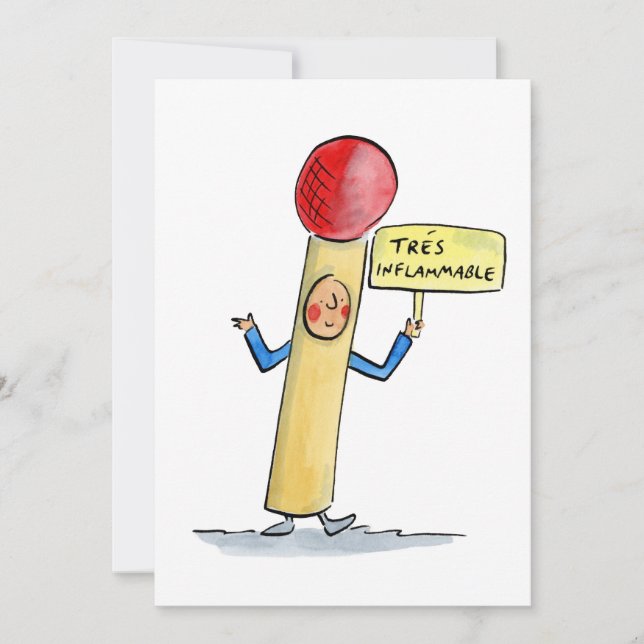 Convite très inflamável (Frente)