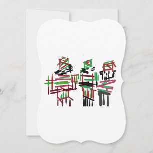 Convite Três quebra-nozes de Natal