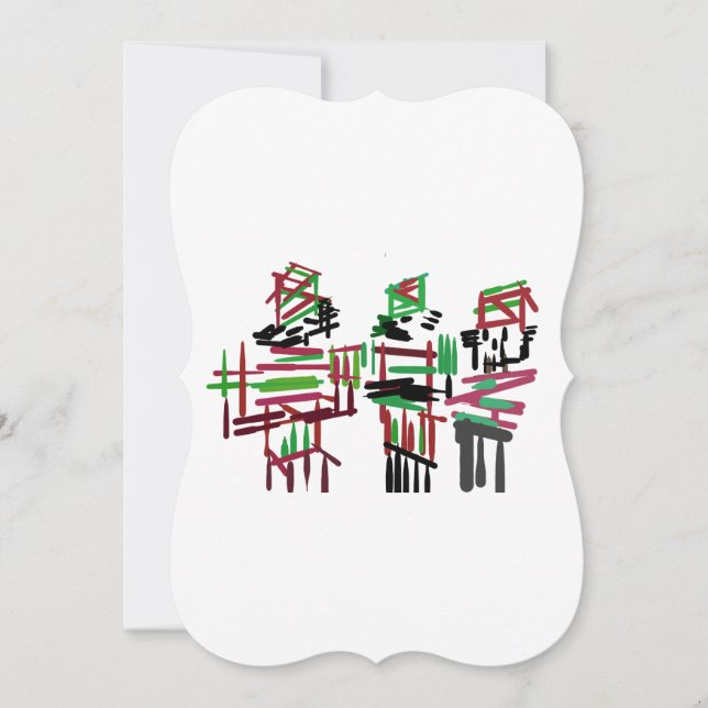 Convite Três quebra-nozes de Natal  (Frente)