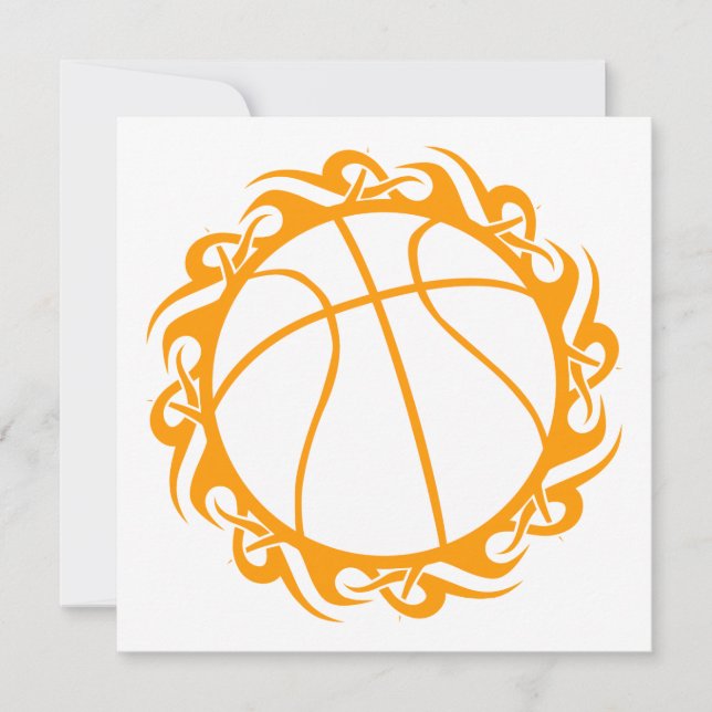 Convite tribal basketball (Frente)