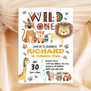 Convite Tribal Primeiro Aniversário