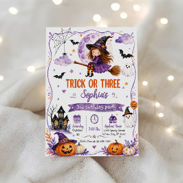 Convite Trick or Three 3º Aniversário