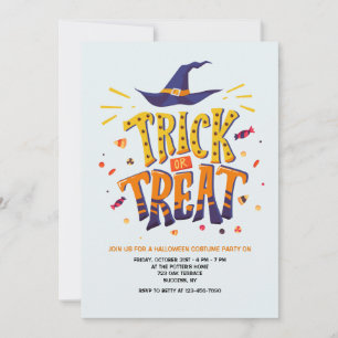 Convite Trick ou Treine o Halloween