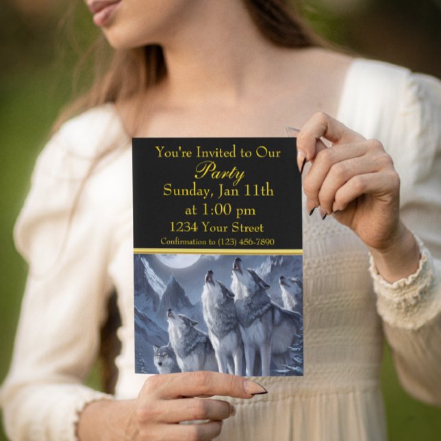 Convite Trio de Lobos do Cumio da Meia-Noite (Criador carregado)