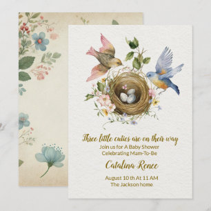 Convite Triplo o Prazer: Uma Celebração para os nossos Tri