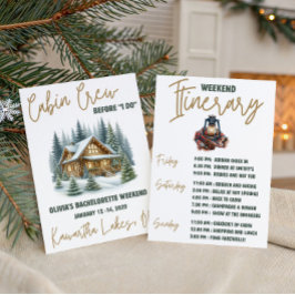 Convite Tripulação da Cabana Antes de Eu Me Casar! Fim de 