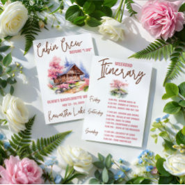 Convite Tripulação de Cabana Antes de Eu Me Casar! Fim de 