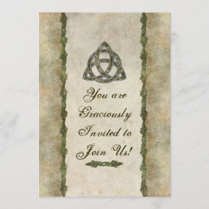 Convite Triquetra natural