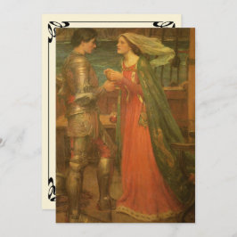 Convite Tristan e Isolde por Casamento de Waterhouse JW
