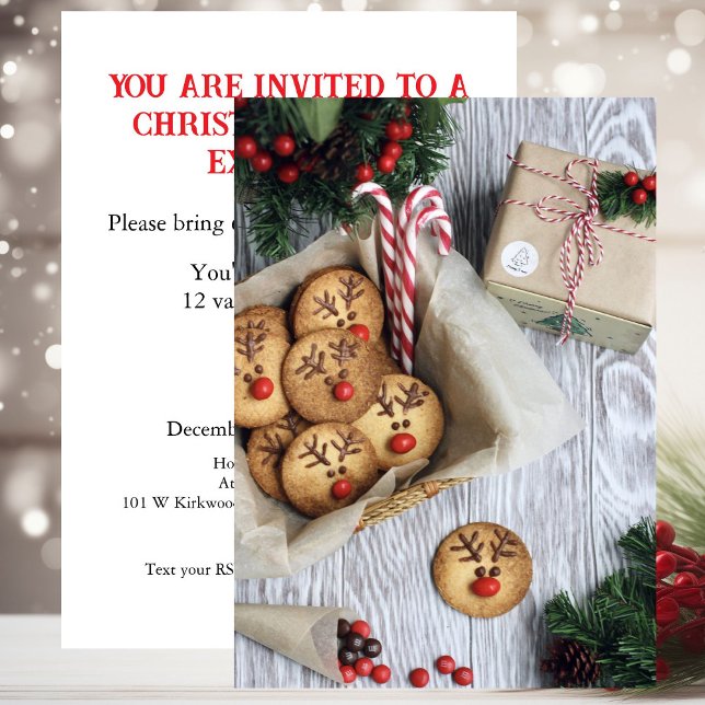 Convite Troca de Biscoitos de Natal (Criador carregado)