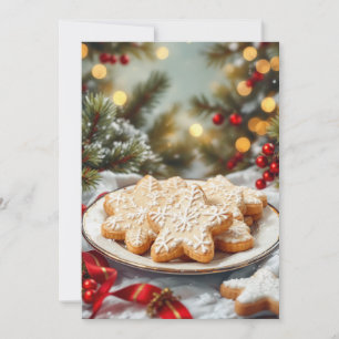 Convite Troca de Biscoitos de Natal Personalize