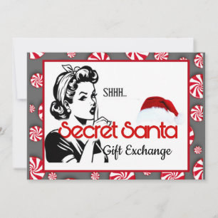 Convite Troca de Presentes do Papai Noel Secreto