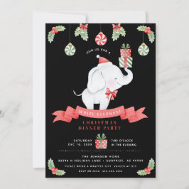 Convite Troca de presentes no Janto de Natal de Elefante B